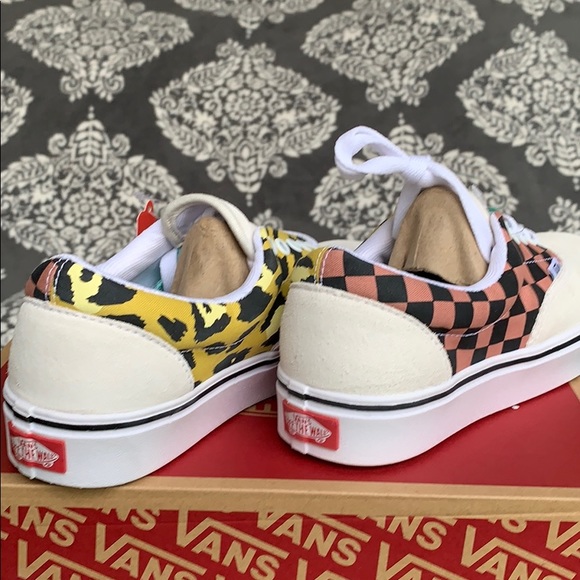 VANS COMFYCUSH ERA MIXED MEDIA WHITE/MULTI WMNS - Picture 12 of 16